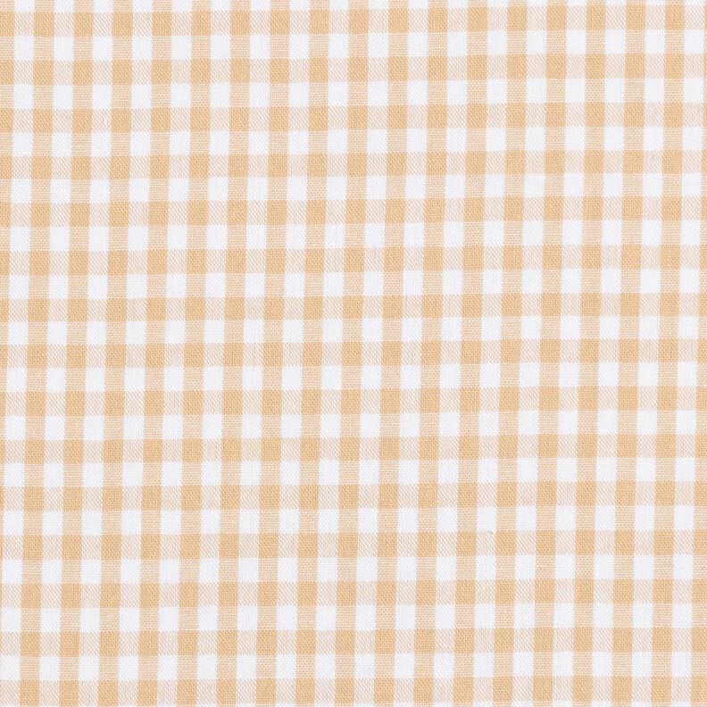 Puuvillakangas Popliini Vichy-Check – beige,  image number 1