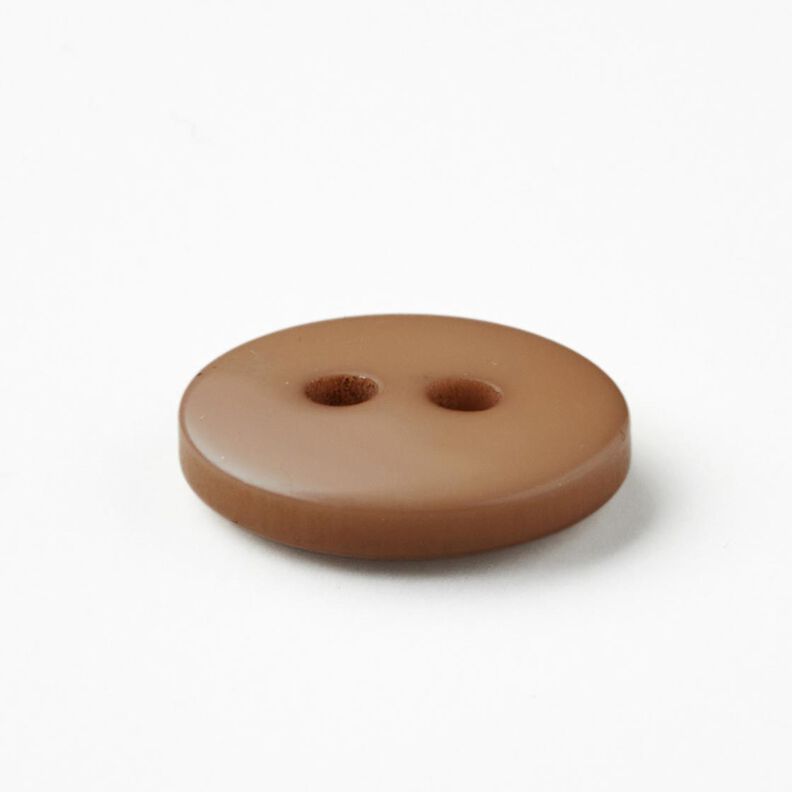 2-reikäinen pyöreä nappi [Ø 11 mm] – cashew,  image number 2