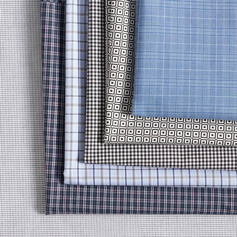 Paitakangas Pieni ruutu &ndash; musta/valkoinen,  image number 5