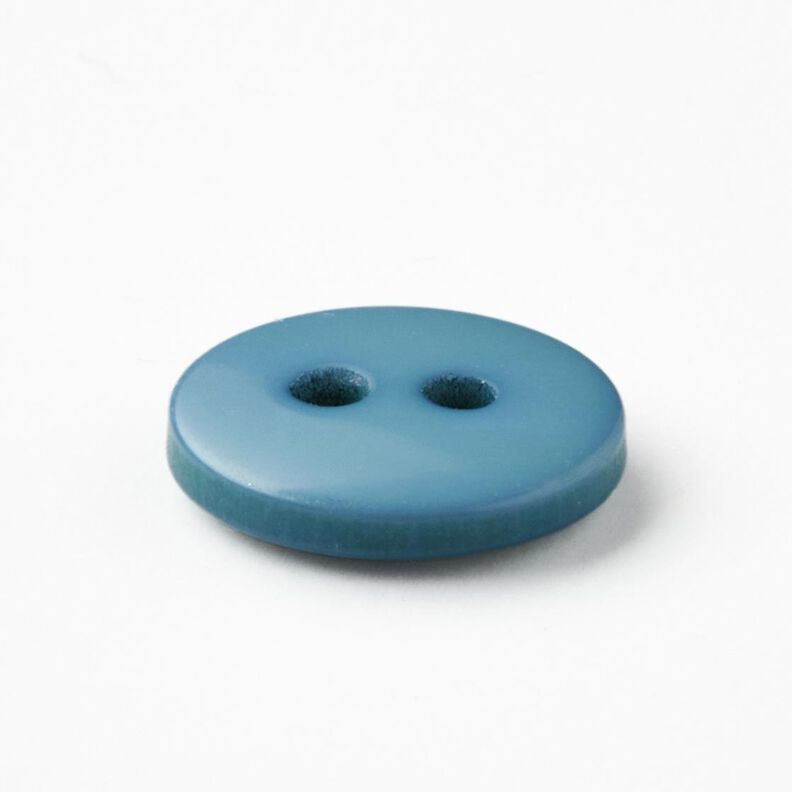 2-reikäinen pyöreä nappi [Ø 11 mm] – briljantin sininen,  image number 2