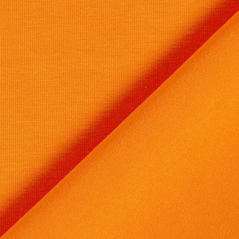 Puuvillajersey Medium Yksivärinen – oranssi,  image number 5