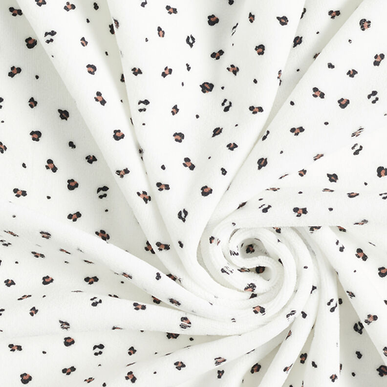 Nicki-kangas Pieni leokuvio – valkoinen,  image number 3