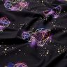 Puuvillajersey Origami-syd&auml;met ja kultaiset pilkut | Glitzerp&uuml;ppi &ndash; musta/lila,  thumbnail number 2