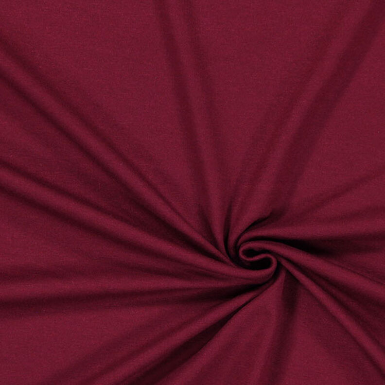 Viskoosijersey Medium – bordeauxin punainen,  image number 1
