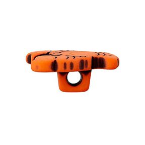 Kannallinen polyesterinappi Hummeri  - oranssi, 