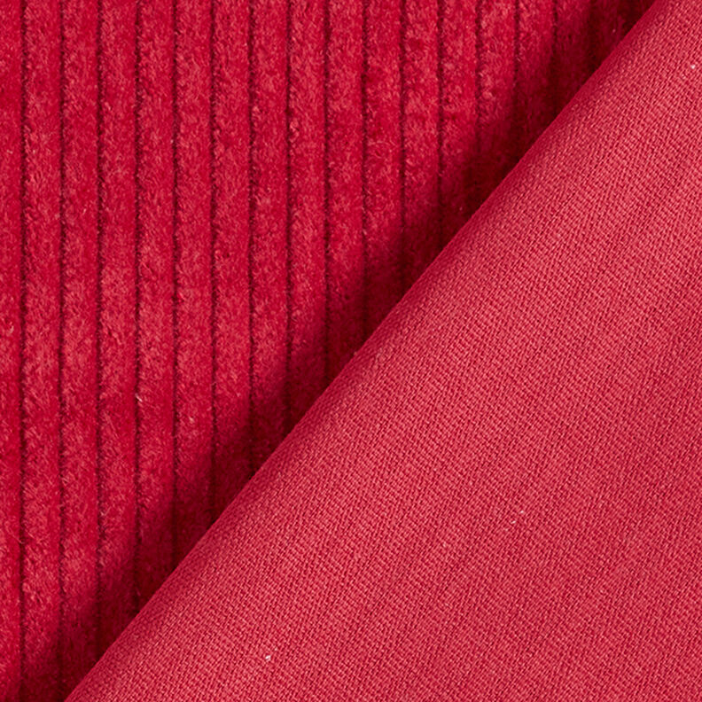 Leveä vakosametti esipesty Yksivärinen – karmiininpunainen,  image number 3