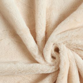 korkealaatuinen yksivärinen tekoturkis – cashew, 