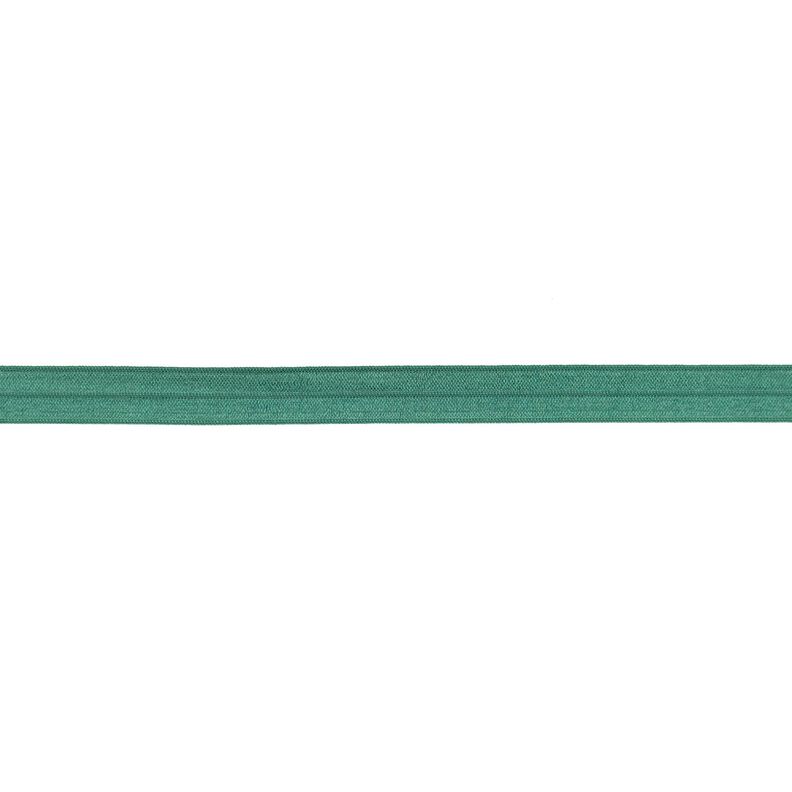 Joustava kanttausnauha  kiiltävä [15 mm] – katajanvihreä,  image number 1