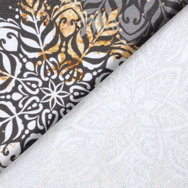 French Terry Mandala Talven taika | Glitzerp&uuml;ppi  &ndash; vanha hopea/vanhakulta,  image number 4