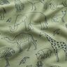 French Terry Kesäcollege gezeichnete Safari-Tiere – vaalea khaki,  thumbnail number 2