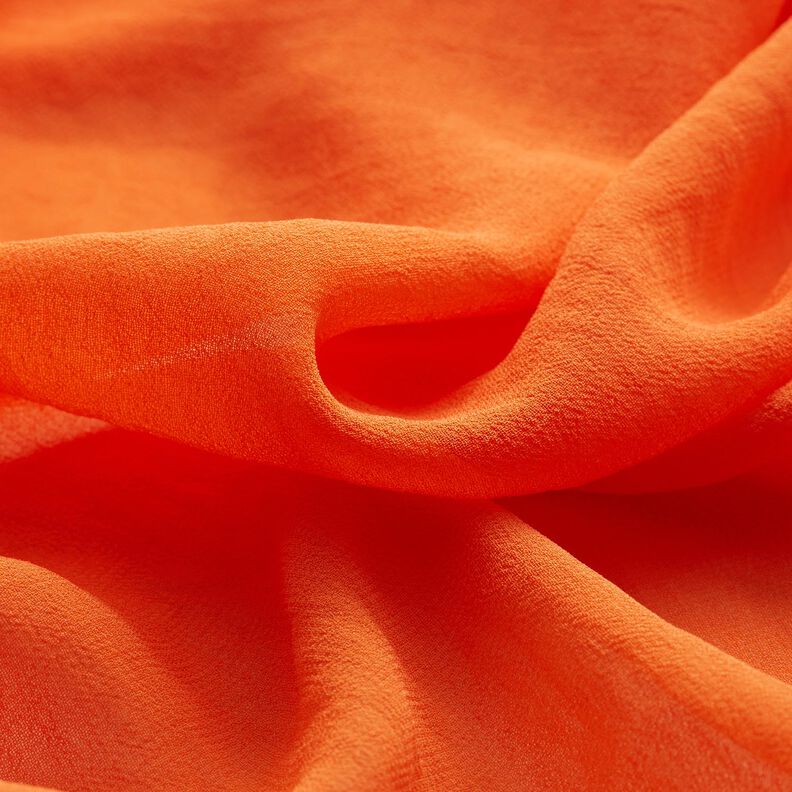 Kreppisifonki Yksivärinen – oranssi,  image number 2