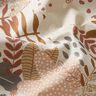 Puuvillakangas Kretonki Abstraktit viidakon kasvit – terrakotta/aprikoosi,  thumbnail number 2