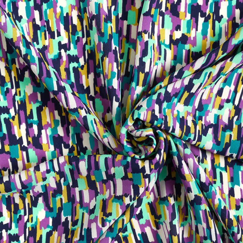 Kreppikangas Siveltimen vedot – vaalea minttu/punalila,  image number 3