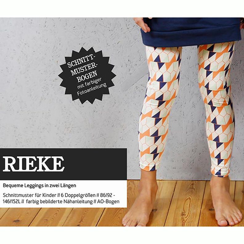 RIEKE – tyttöjen leggingsit, Studio Schnittreif  | 86 - 152,  image number 1