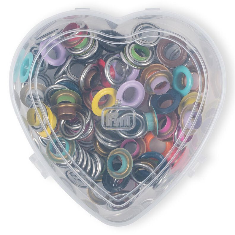 Syd&auml;nmuotoisessa rasiassa olevat purjerenkaat ja aluslevyt [8 mm] | Prym,  image number 2