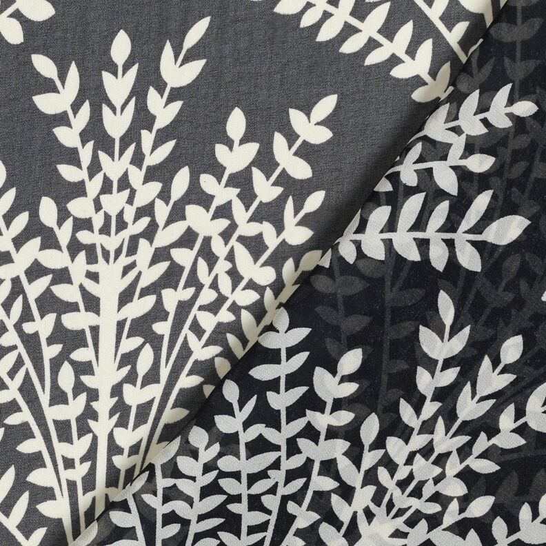 Sifonki Suuret oksat &ndash; musta/valkoinen,  image number 4