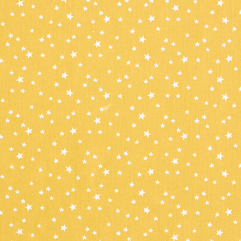 Puuvillapopliini Epäsäännölliset tähdet – sinappi,  image number 1