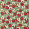 Sisustuskangas Gobeliini Joulutähdet Kaksivärinen – vaalea beige/punainen,  thumbnail number 1