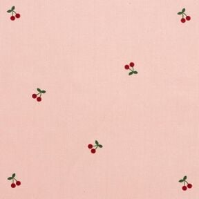 Vauvasametti Kirsikat &ndash; vaaleanpunainen, 