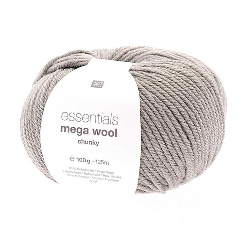 Essentials Mega Wool chunky | Rico Design – ruskeanharmaa,  image number 1