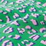 Pinnoitettu puuvilla Abstrakti leo | Poppy Fabrics &ndash; vihre&auml;/roosa,  thumbnail number 2