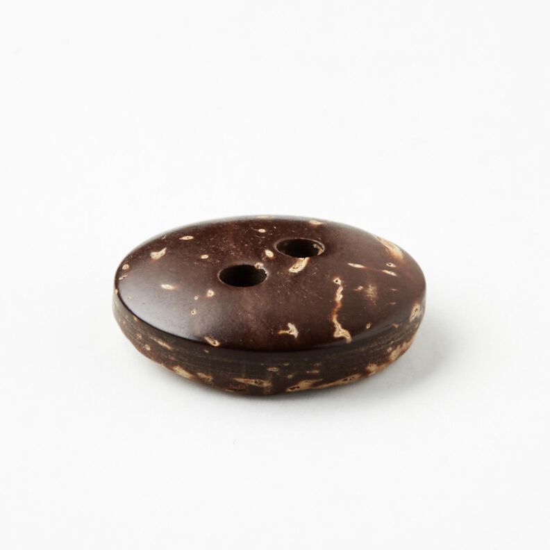 Kookosnappi [Ø 13 mm] – beige/tummanruskea,  image number 3