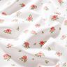 Puuvillapopliini Herkät ruusut – punainen/valkoinen,  thumbnail number 2