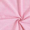 Puuvilla-pellavasekoite Pitkittäisraidat – pink/valkoinen,  thumbnail number 3
