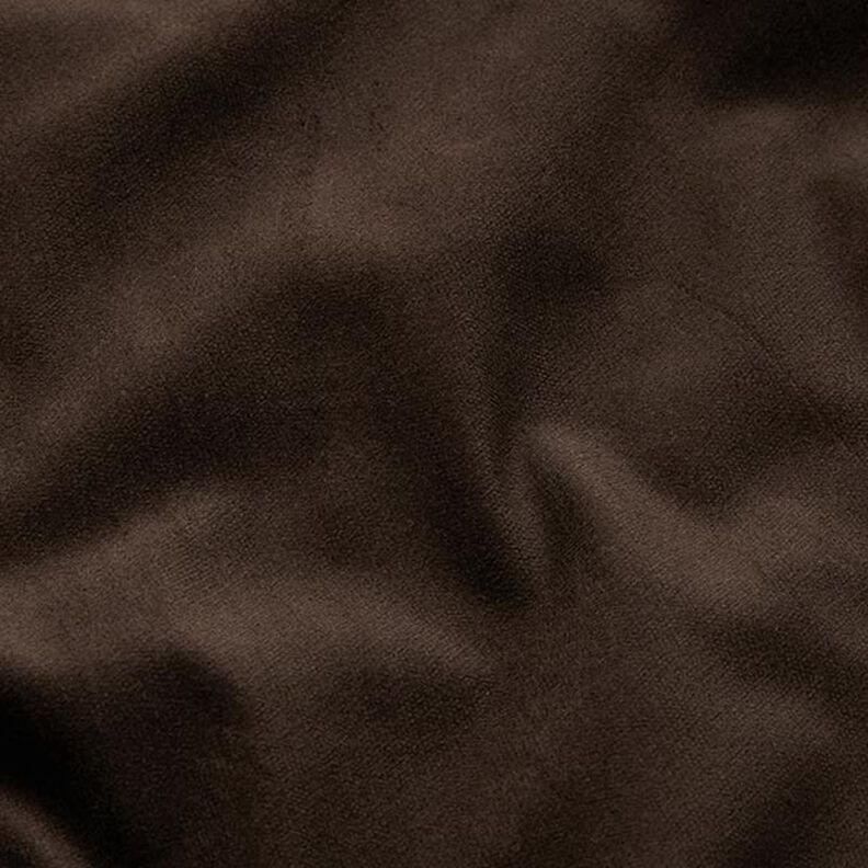 Stretchsametti Kapeavakosametti Yksivärinen – mustanruskea,  image number 2