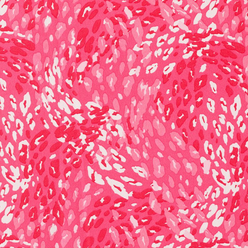 Kreppikangas Abstrakti leokuvio – voimakas vaaleanpunainen,  image number 1