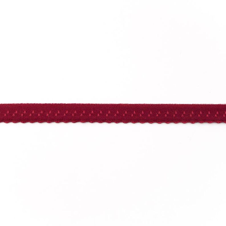 Joustava kanttausnauha Pitsi [12 mm] – bordeauxin punainen,  image number 1
