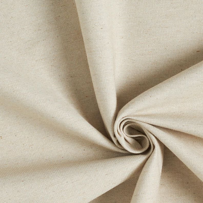 Sisustuskangas Canvas Pellavasekoite &ndash; beige/luonnonv&auml;rinen,  image number 1