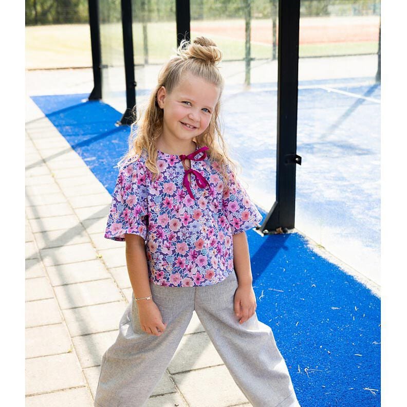 Puuvillapopliini Kukat | Poppy Fabrics &ndash; punalila,  image number 6