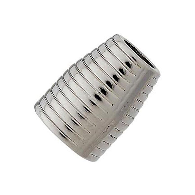 Nyörinpää [ Ø 5 mm ] – vanha hopea metallinen,  image number 1