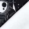 French Terry Paneeli Spaceman | Glitzerp&uuml;ppi &ndash; musta/valkoinen,  thumbnail number 4