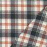Puuvillaflanelli Ruutu ja kalanruotokuvio – sinimusta/kerma,  thumbnail number 4