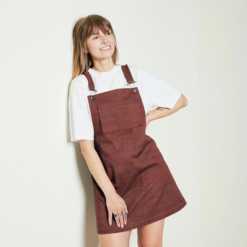 Leve&auml; vakosametti Bubble Yksiv&auml;rinen &ndash; tumma vanharoosa,  image number 8