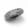 Metallinappi Meteori  – hopea metallinen,  thumbnail number 2