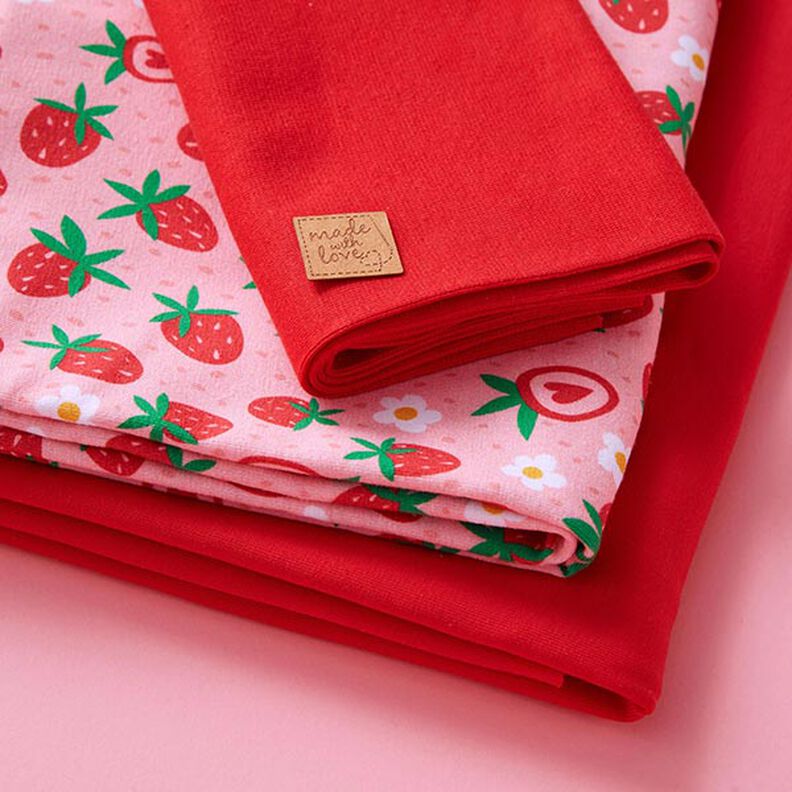 Kangaspaketti Jersey Makeat mansikat | PETIT CITRON – roosa,  image number 2