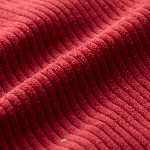 Leveä vakosametti esipesty Yksivärinen – karmiininpunainen,  image number 2