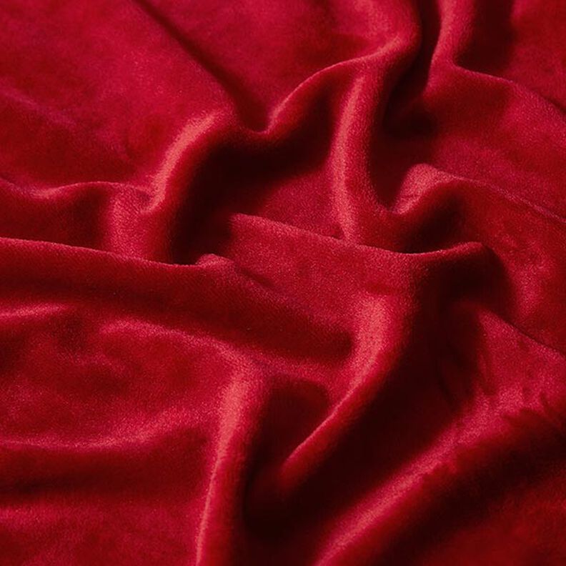 Stretchsametti Nicki-kangas – punainen,  image number 2