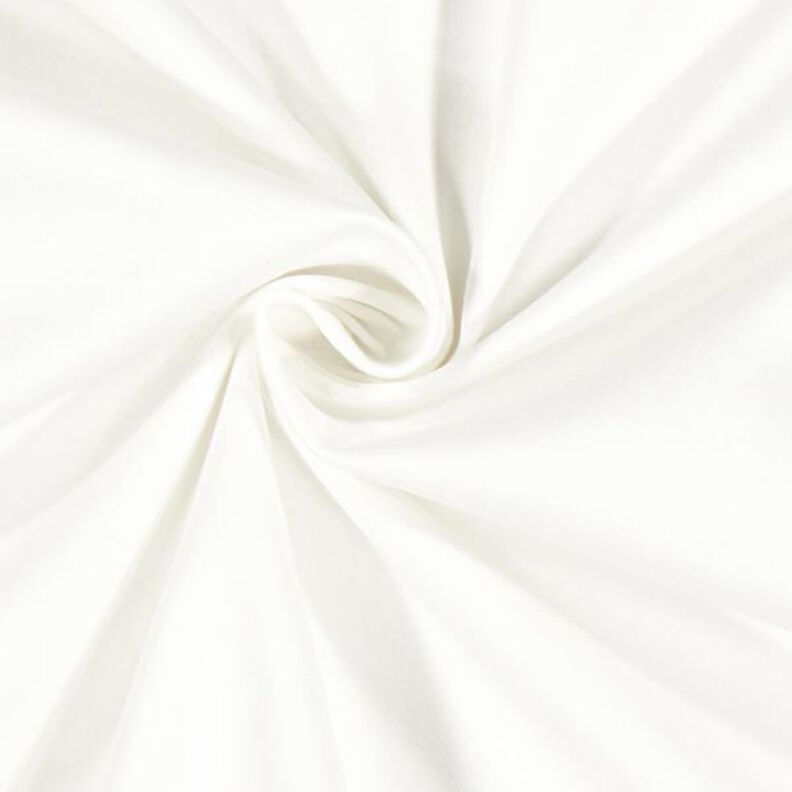 Puuvillasatiini Stretch – valkoinen,  image number 2