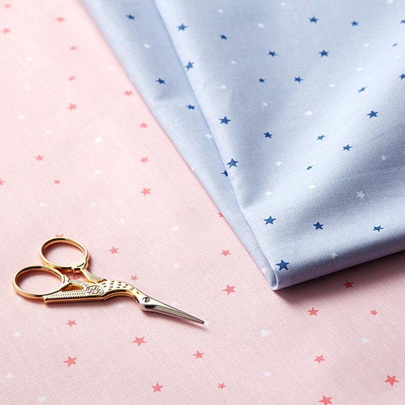 Puuvillakangas Kretonki Tähdet – sininen,  image number 5