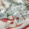 Koristepaneeli Gobeliini Lumiukko – karmiininpunainen/vaalea beige,  thumbnail number 2