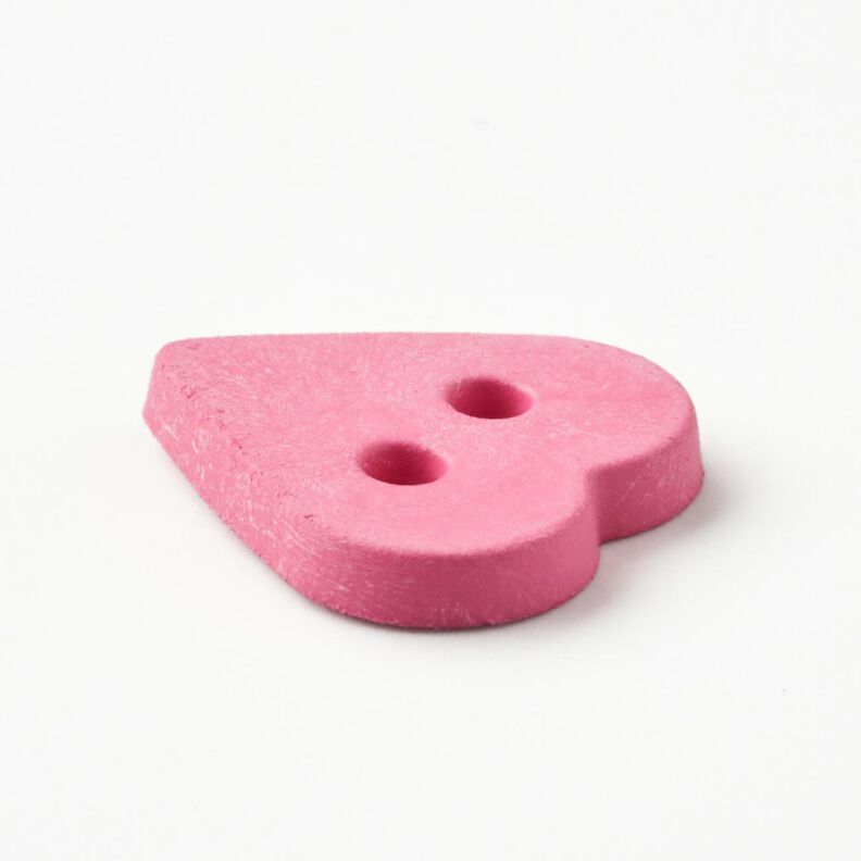 Sydämenmuotoinen nappi [Ø 15 mm] – pink,  image number 2