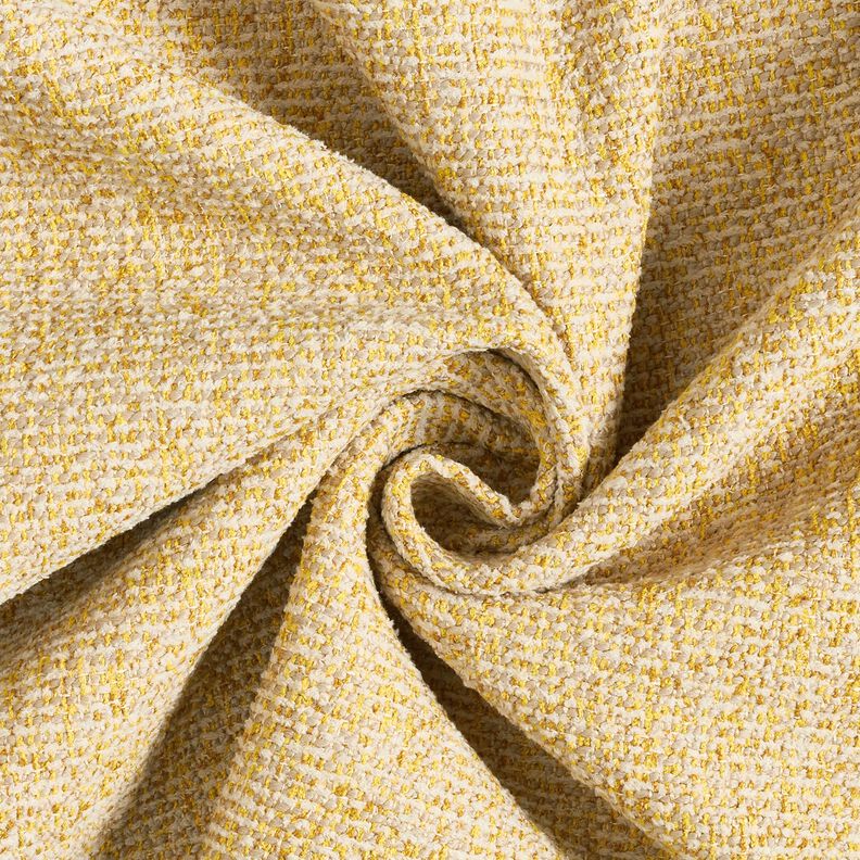 Verhoilukangas värikäs ommel – auringonkeltainen/luonnonvärinen,  image number 1