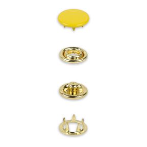 Jersey-nepparit [12 mm] | Prym &ndash; keltainen, 