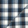 Puuvillaflanelli Iso ruutu – farkunsininen/villanvalkoinen,  thumbnail number 3