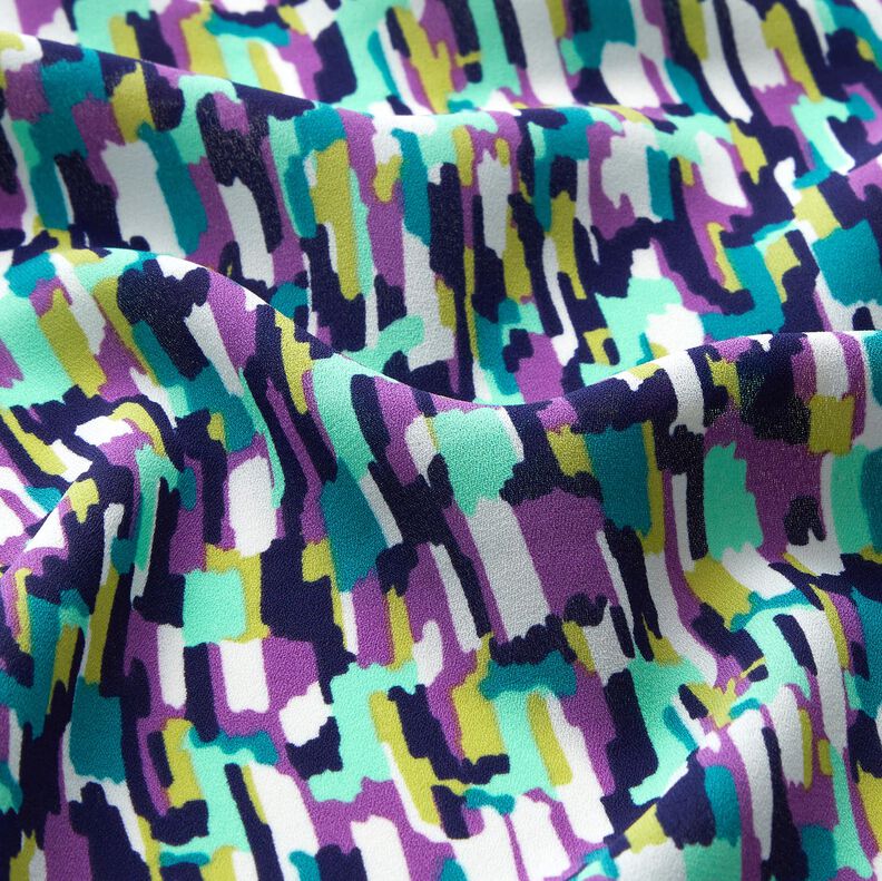 Kreppikangas Siveltimen vedot – vaalea minttu/punalila,  image number 2