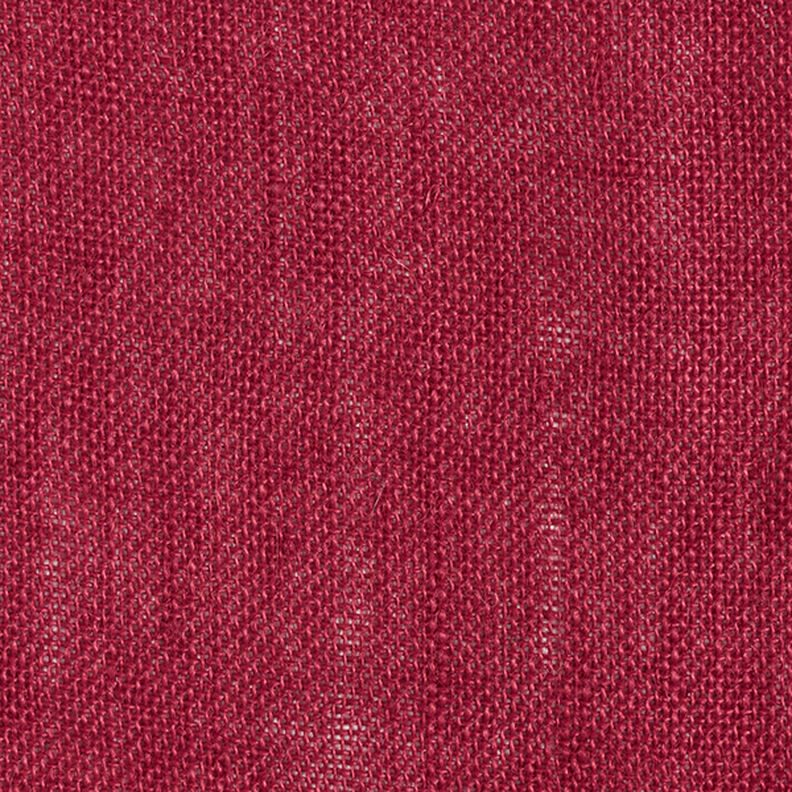 Sisustuskangas Juutti Yksivärinen 150 cm – tummanpunainen,  image number 5